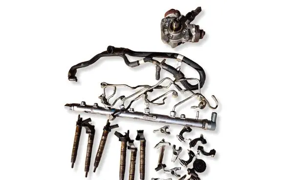 BMW X5 E70 Fuel injection system set 0445010623 7805419 7805430