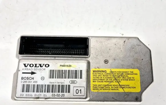 Volvo S60 Airbag control unit/module P8651523 0285001456