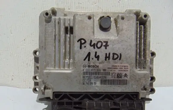 Peugeot 407 Engine control unit/module 0281015849
