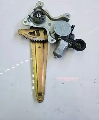 Sliding door window regulator with motor