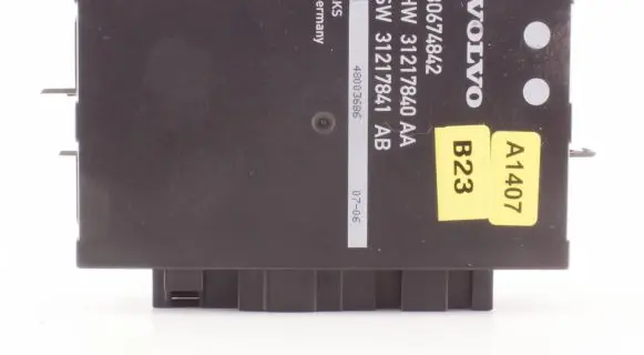 Tailgate/trunk control unit/module