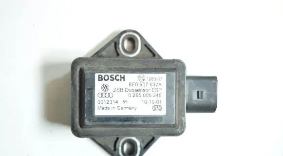 Audi A6 S6 C5 4B ESP acceleration yaw rate sensor 8E0907637A