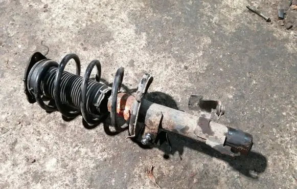 Volvo S40 Front shock absorber with coil spring