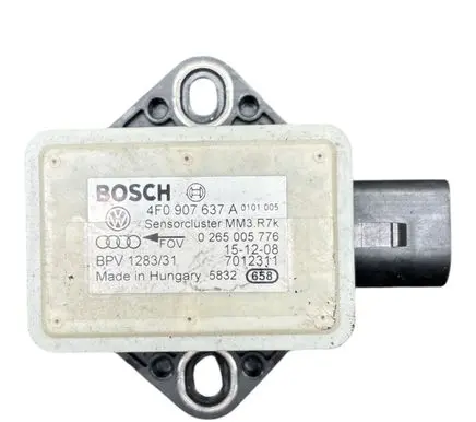 Audi A6 S6 C6 4F ESP acceleration yaw rate sensor 4F0907637A 7012311 0265005776