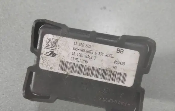 Opel Zafira B ESP acceleration yaw rate sensor 13208665 10170103623 0T75L11M9V