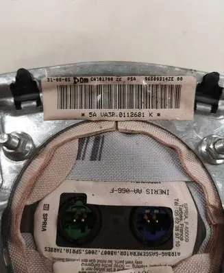 Citroen C5 Steering wheel airbag 96509314ZE