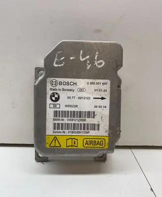 BMW 3 E46 Airbag control unit/module 65776912123 0285001440