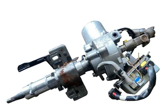 Steering wheel axle set
