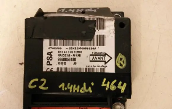 Citroen C2 Airbag control unit/module 9660855180