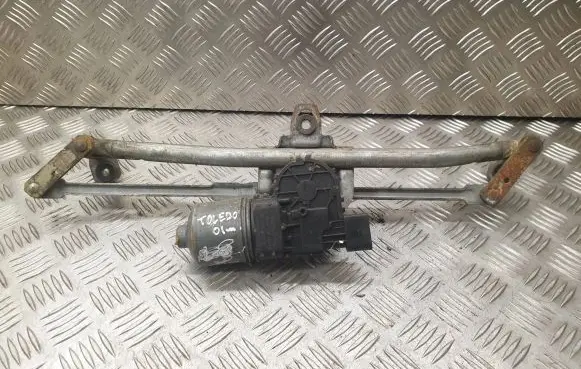 Seat Toledo II (1M) Front wiper linkage and motor 1J1955113B