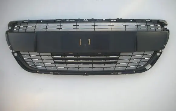Peugeot 208 I Front bumper upper radiator grill 1613485580