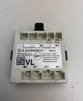 Mercedes-Benz S W222 Door control unit/module A2229009812
