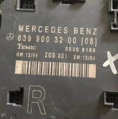 Mercedes-Benz Vito Viano W639 Door control unit/module 6399003200