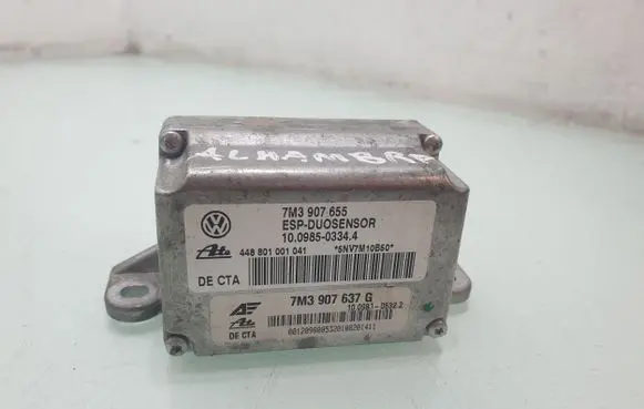 Seat Alhambra (Mk1) ESP acceleration yaw rate sensor 7M3907655