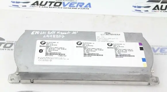 BMW X5 E70 Bluetooth control unit module 9231090