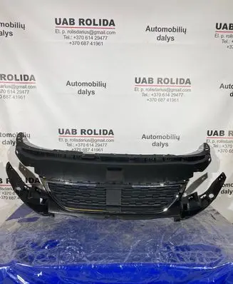 Peugeot Partner III Front bumper upper radiator grill