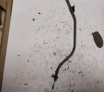 Oil level dip stick