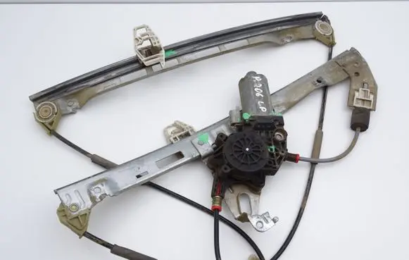 Peugeot 206 Front door window regulator with motor 