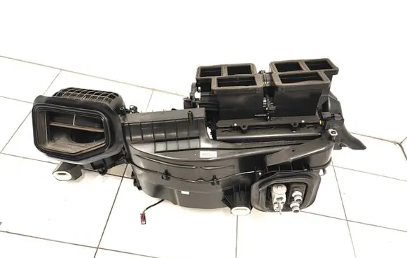Interior heater climate box assembly