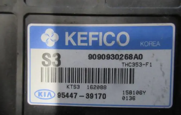 KIA Sportage Gearbox control unit/module 9090930268A0 95447-39170 THC353F1