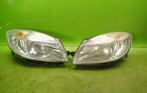 Skoda Fabia Mk2 (5J) Headlights/headlamps set HELLA