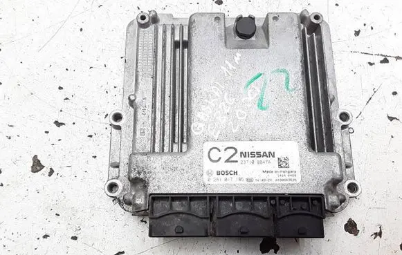 Nissan Qashqai Engine control unit/module 23710BB47A 0281017185