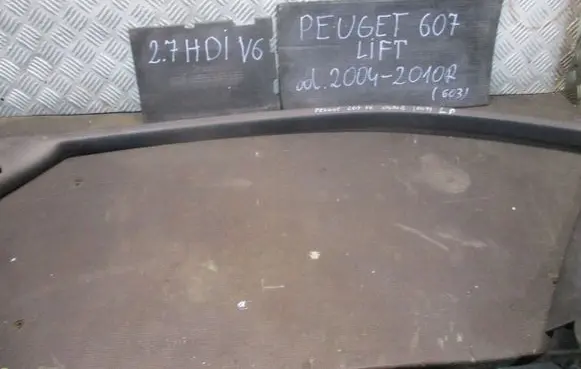 Peugeot 607 Front door glass trim molding 9635386877