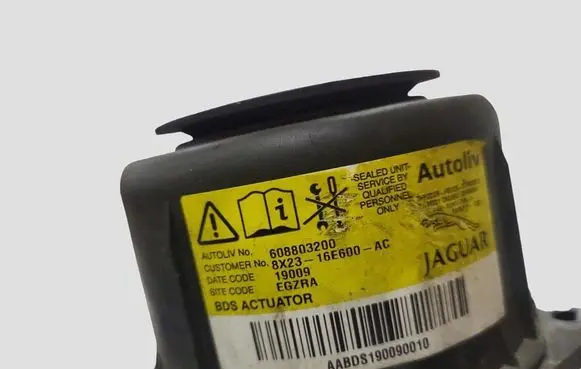 Jaguar XF X250 Pedestrian airbag 8X2316E600AC 608803200 19009