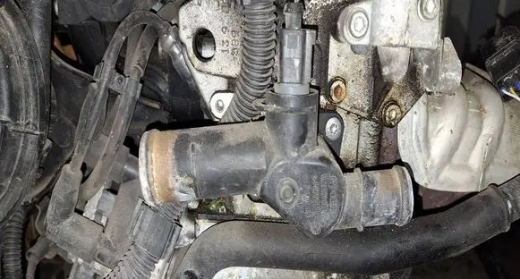 Volkswagen Golf V Engine coolant pipe/hose 06A121133