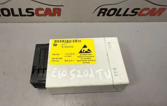 BMW 5 E60 E61 Center console control module 9183233