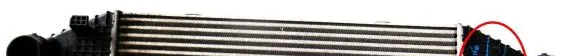 Mercedes-Benz E W212 Intercooler radiator A2045000000