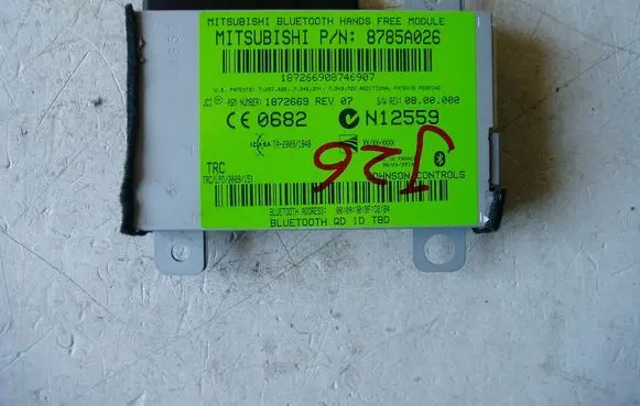 Mitsubishi ASX Bluetooth control unit module 8785A026