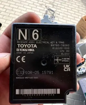 Lexus RX 450H Tire pressure control unit 897B078260