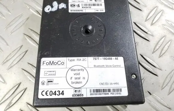 Ford C-MAX I Bluetooth control unit module 7S7T19G488AE 033855