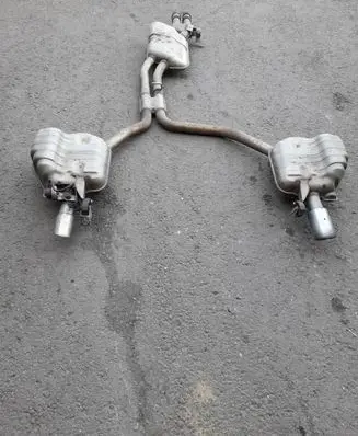 Audi A8 S8 D4 4H Muffler/silencer 4H0253612C 4H0253611