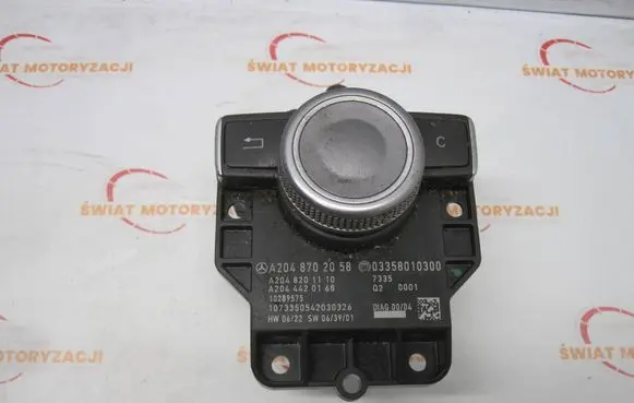 Mercedes-Benz C W204 Multifunctional control switch/knob A2048702058
