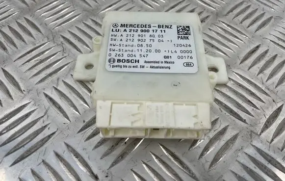 Mercedes-Benz E W212 Parking PDC control unit/module A2129001711 A2129027504 A2129018003