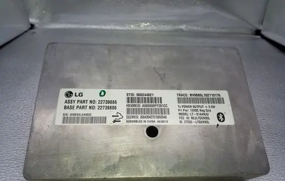 Bluetooth control unit module