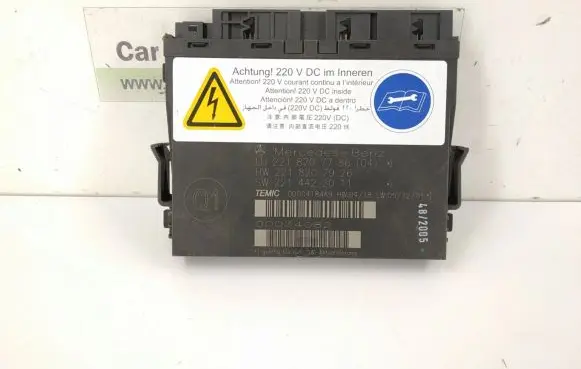 Mercedes-Benz S W221 Seat control module 2218707786 2218705085