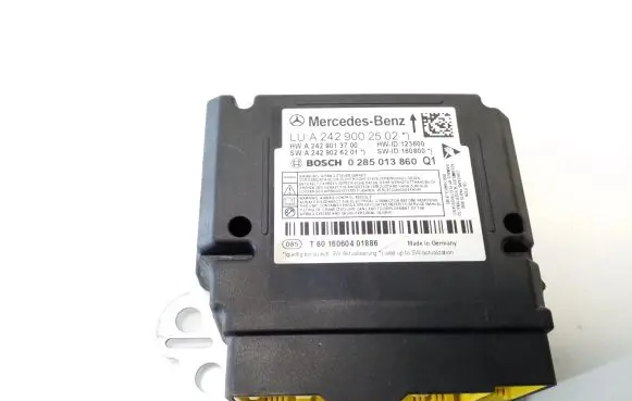 Mercedes-Benz B W246 W242 Airbag control unit/module A2429002502 0285013860