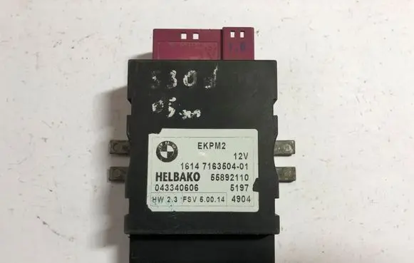 BMW 5 E60 E61 Fuel injection pump control unit/module 7163504 1614716350401 55892110