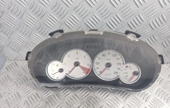 Peugeot 206 Speedometer (instrument cluster) 9656696280 RM23LG15 000500809