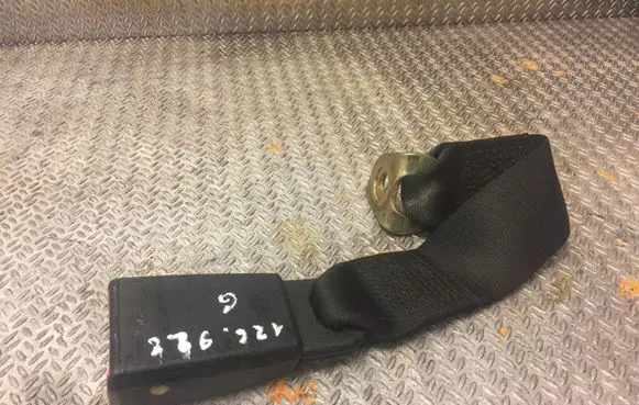Middle seatbelt buckle (rear)