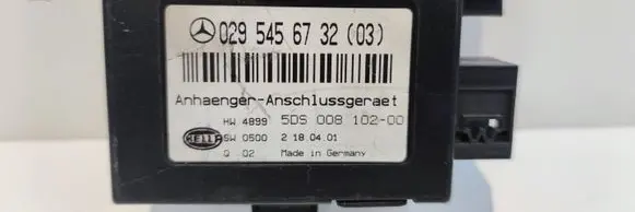 Mercedes-Benz C W203 Tow bar trailer control unit/module 0295456732 5DS00810200
