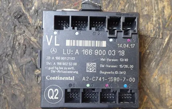 Mercedes-Benz GL X166 Door control unit/module A1669000318