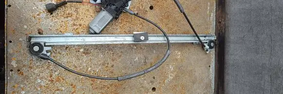 Fiat Punto (188) Front door window regulator with motor 2152240