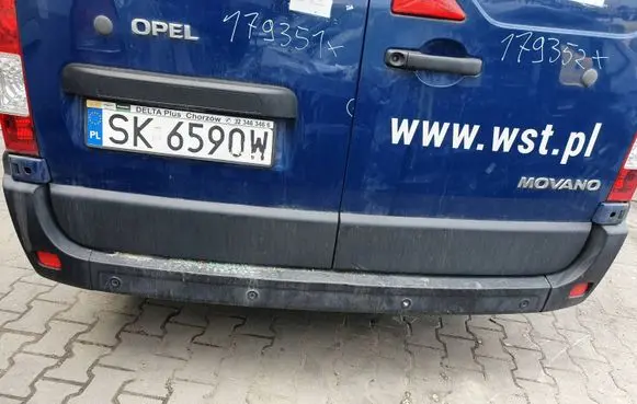 Opel Movano B Rear bumper