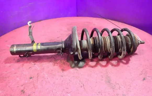 Front shock absorber with coil spring
