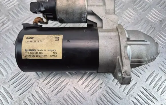 BMW 5 F10 F11 Starter motor 8612576 0001147425 20140430