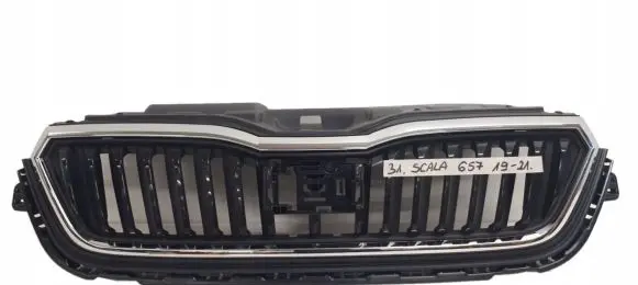 Skoda Scala Front bumper upper radiator grill